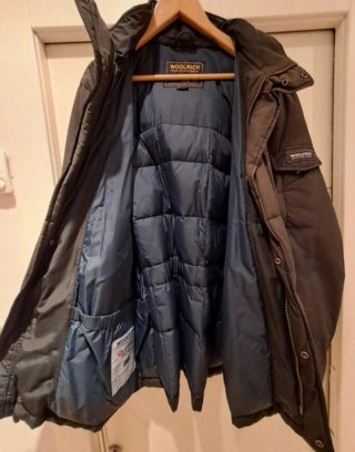 Abrigo Woolrich Talla XXL Azul
