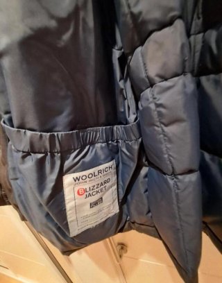 Abrigo Woolrich Talla XXL Azul