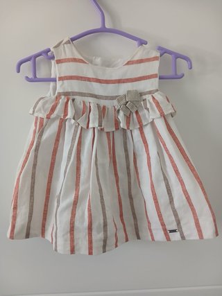 Lote 3 Vestidos Mayoral bebe 1-4 Meses