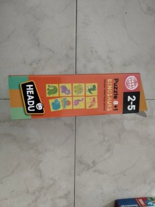 Puzzle 8+1 Dinosaurs Double-sided