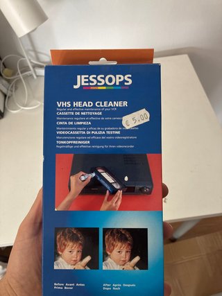 Limpiador VHS Jessops Nuevo Coleccion