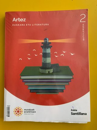 Artez euskara eta literatura, 2 Batxilergoa, Mu...