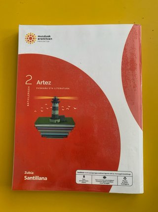 Artez euskara eta literatura, 2 Batxilergoa, Mu...