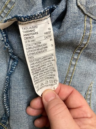 Cazadora vaquera Benetton azul