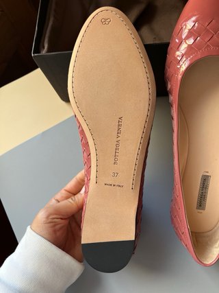 Ballerine Bottega Veneta Rosa Antica Tg 37
