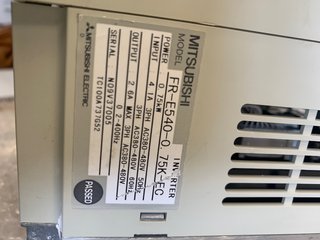 Mitsubishi electric fr du04 mitsubishi e500