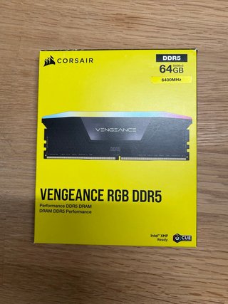 Corsair Vengeance RGB DDR5 64GB (2x32GB) 6400MHz