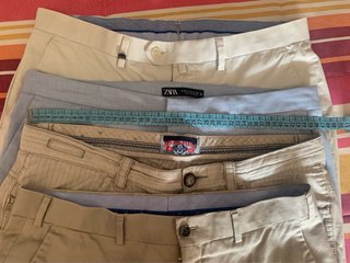 4 pantalones chinos hombre T.46 primavera/verano