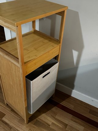Mueble de baño de bambú