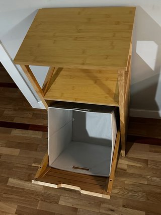Mueble de baño de bambú