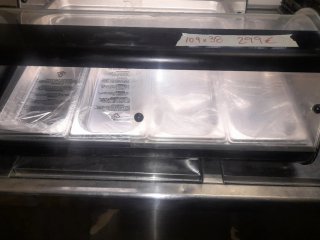 Vitrina Frío Barra 4 Bandejas