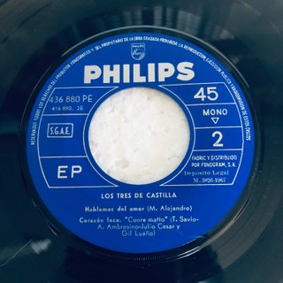 Los 3 de Castilla La banda EP 7" 45 RPM 1967