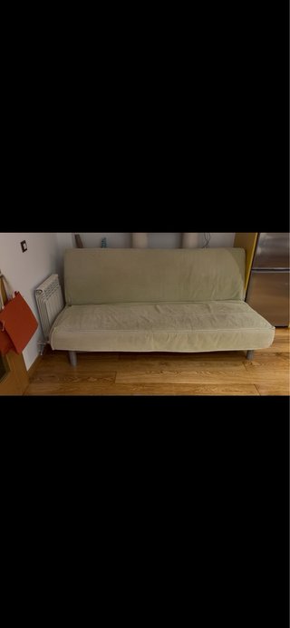 Sofá cama Ikea beige tela