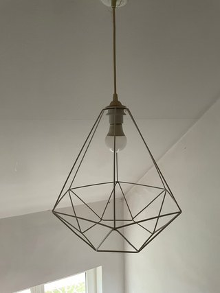 Lámpara ikea colgante geométrica