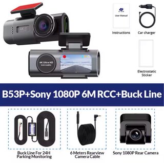 Dashcam 4K Coche Cámara Salpicadero