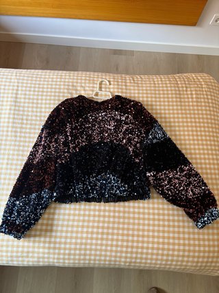 Chaqueta de lentejuelas del zara talla M