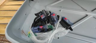 Cofre de techo  100 l Tule plateado
