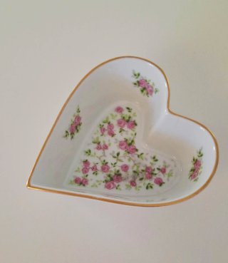 Portagioie a cuore Bavaria Rose