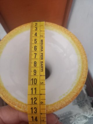 Vaso Ceramica Deruta Gialletti Giulio