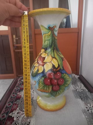 Vaso Ceramica Deruta Gialletti Giulio