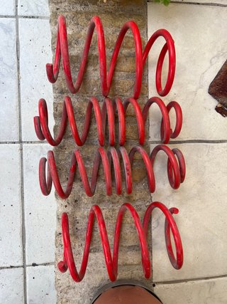 Muelles Deportivos Seat Leon MK3 Rojos