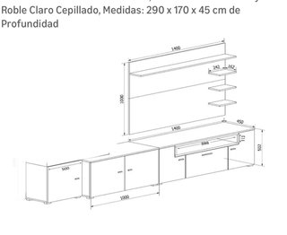 Mueble de salón moderno