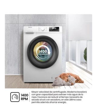 Lavadora Hisense 8kg Clase A