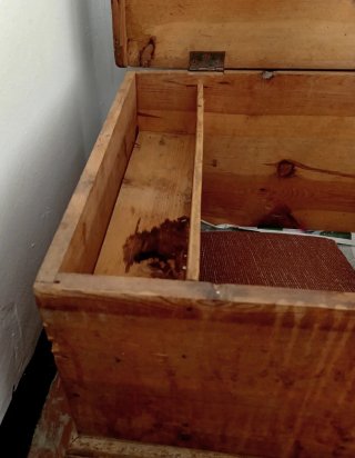 Arcón de madera rústico