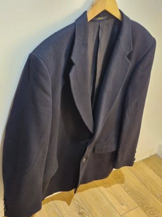 Americana Milano hombre 100% Cachemira azul marino