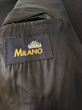 Americana Milano hombre 100% Cachemira azul marino