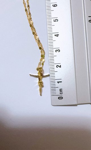 Collana con cristo senza croce in oro 18kt 750