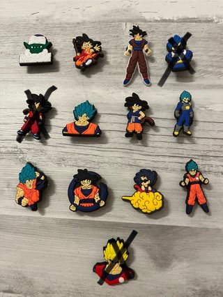 Pines/Jibbitz/Charms Dragon Ball para Crocs