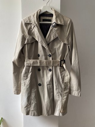 Trench Zara Beige Elegante Atemporal