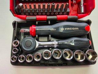 Juego Facom 1/4" R360 NANO.