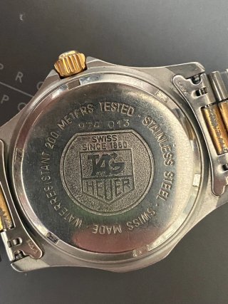 TAG Heuer 2000 Professional Reloj Dorado/Plateado