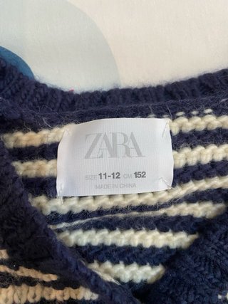 Chaqueta de punto a rayas