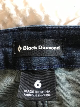 Pantalón tejano escalada mujer Black Diamond azul