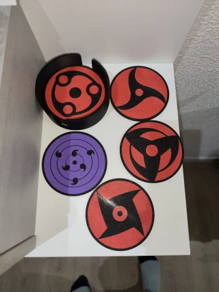 Posavasos Naruto Sharingan
