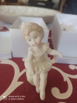 Statuina ballerina porcellana 5 pezzi tutti 10€
