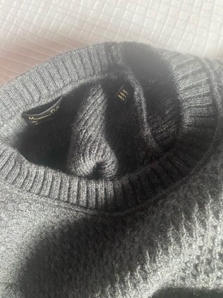 Jersey Massimo Dutti Lana Hombre Gris