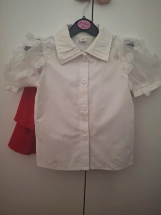 Conjunto falda y blusa niña