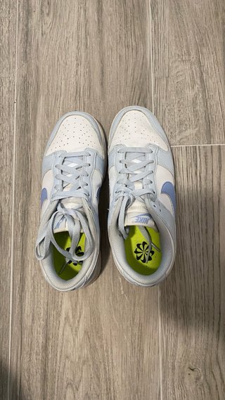 Zapatillas Nike Dunk Low Azul y Blanco