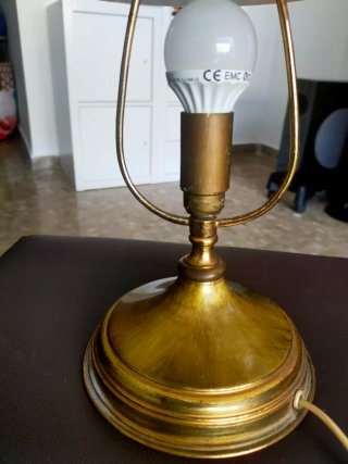 Lampade da tavolo antiche dorate