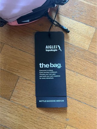 Bottle Bag Topologie x Aigle 1853 con tracolla