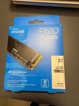 Disco SSD Crucial P510 NVMe PCIe Gen5 2TB