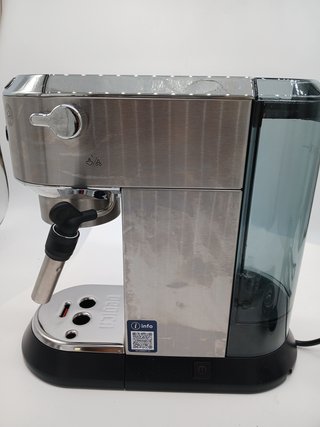 De'Longhi Dedica - Cafetera de Bomba de Acero Inoxidable para Café Molido o Monodosis, Cafetera para Espresso y Cappuccino, Depó