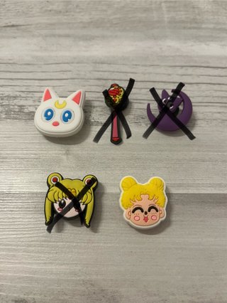Pines/Jibbitz/Charms Sailor Moon para Crocs