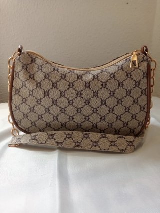 Bolso de hombro con estampado