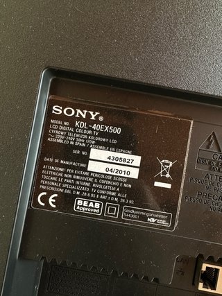 Televisor Sony Bravia Negro