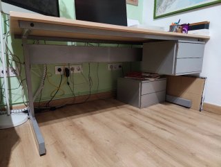 Escritorio 160x80cm con cajonera